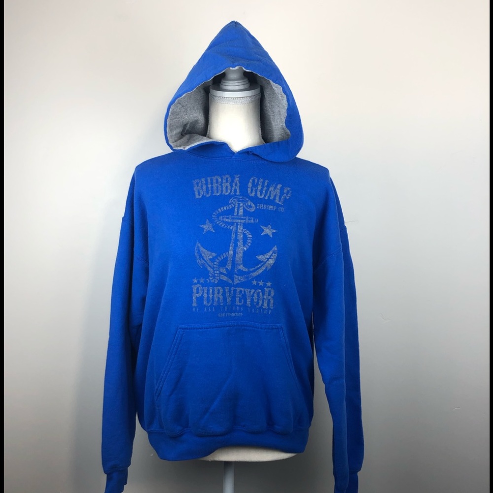 “Bubba Gump Shrimp Co.” blue hoodie